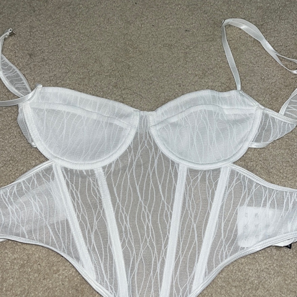 White Corset Top